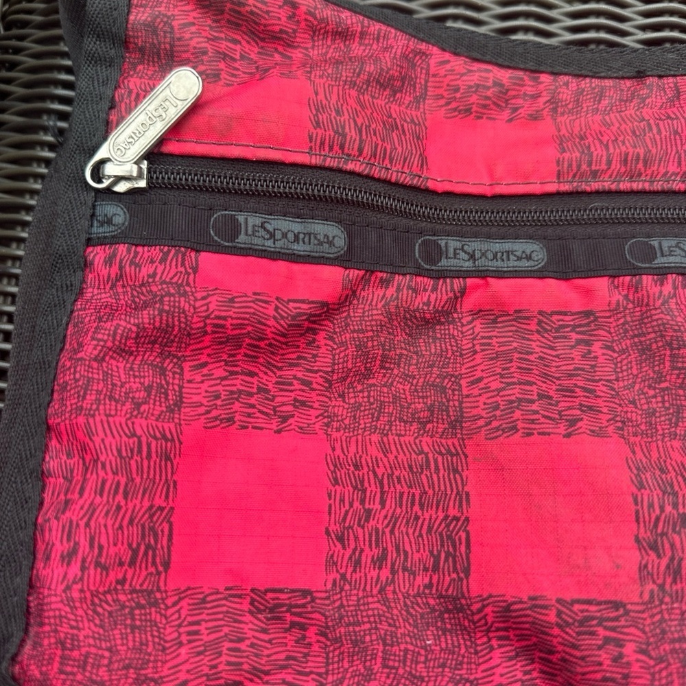 Lesportsac Classic Hobo Buffalo Plaid Bag - Picture 6 of 7